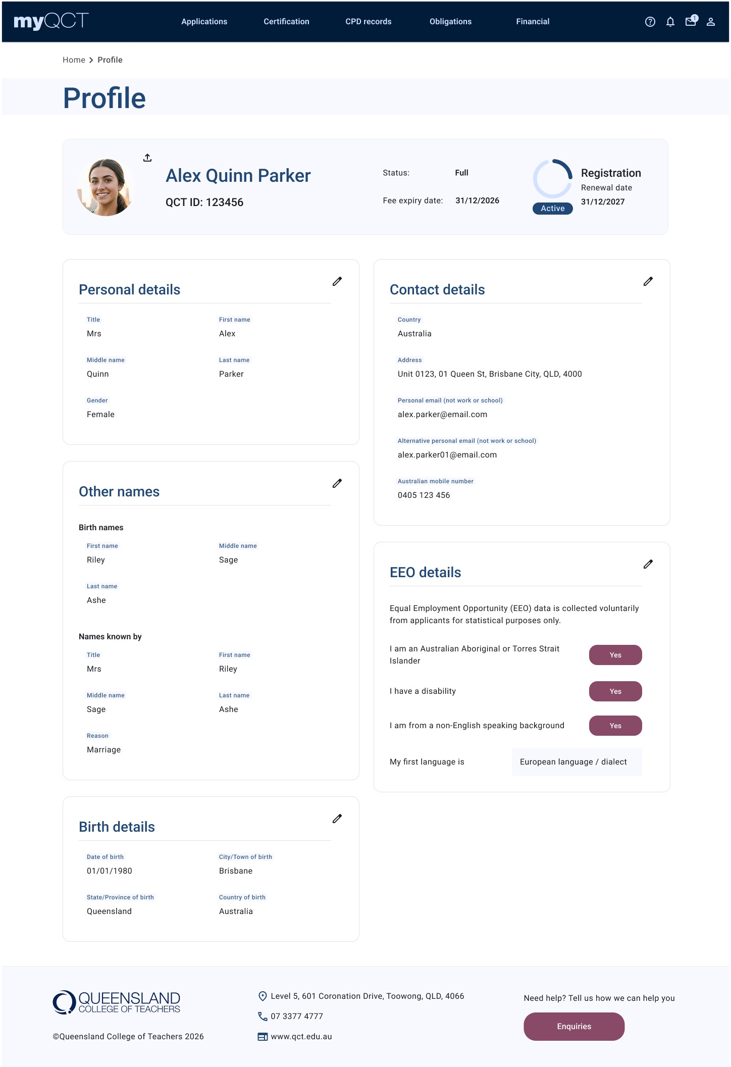 Profile page 01